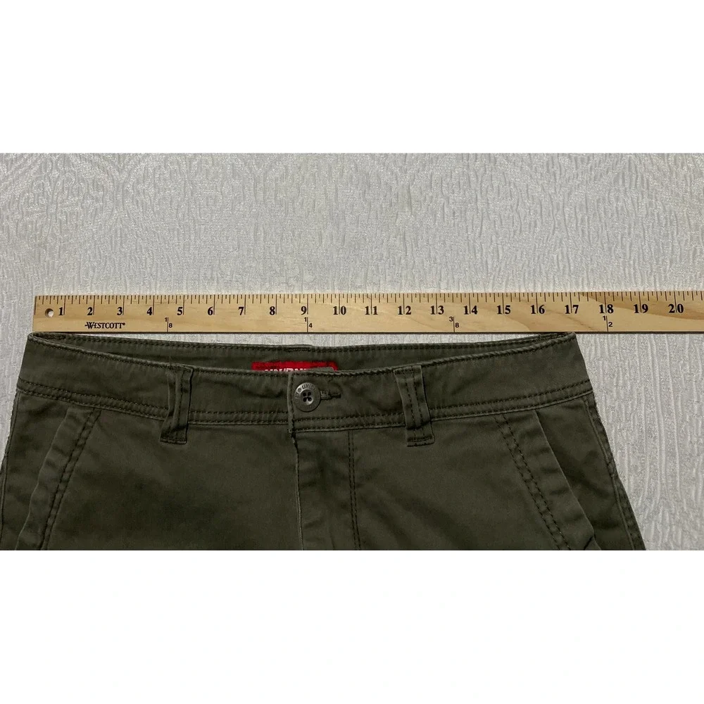 Unionbay Mens Size 34 Olive Green Cotton Blend Stretch Cargo Shorts Utility - Picture 3 of 8